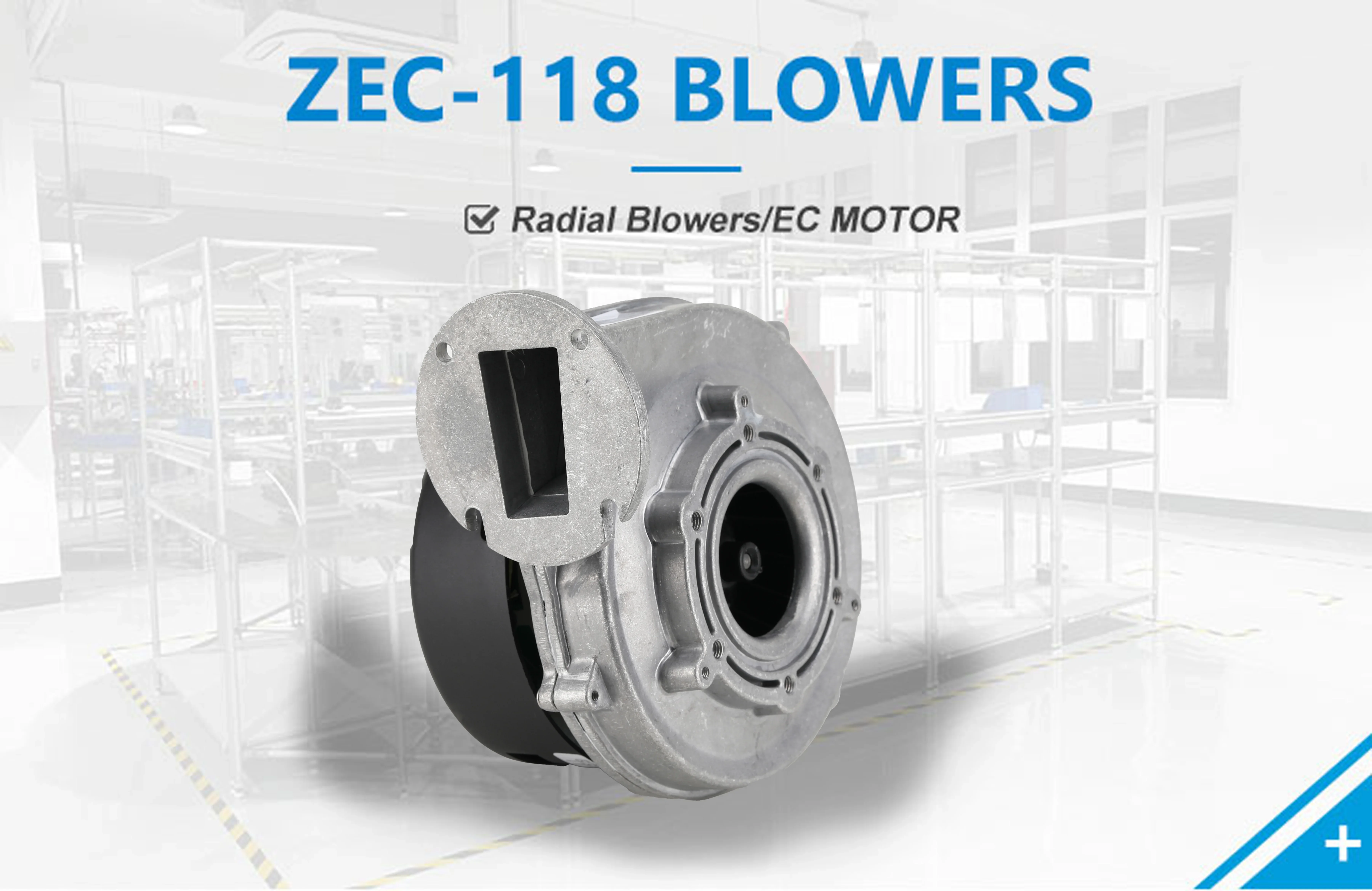 Radial Blower, ZSON, ZEC-118, 120V-240V, 24V - detail 2