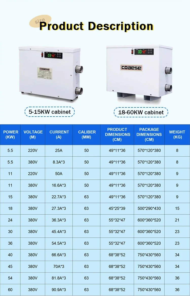 Water Heater, 18kw, 220 V, Iron+Stainless Stee - detail 10