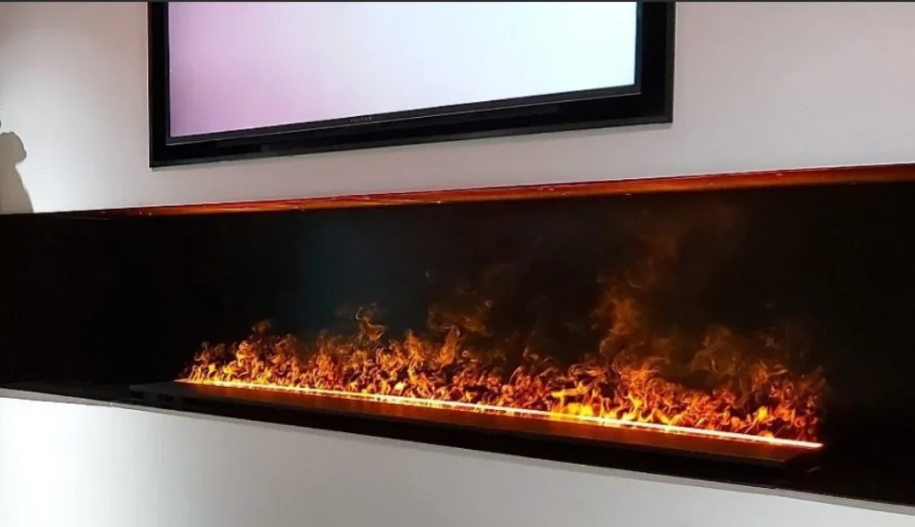 Electric Fireplace, 800-2000mm, 3D, Steel - detail 8