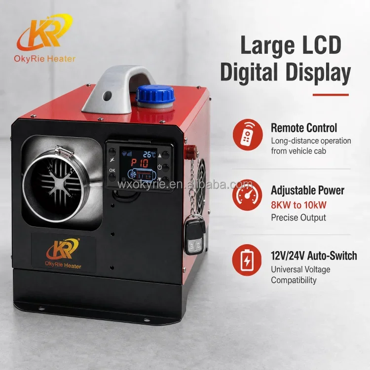Diesel Air Parking Heater, 8kw, 10kW, Portable - detail 12