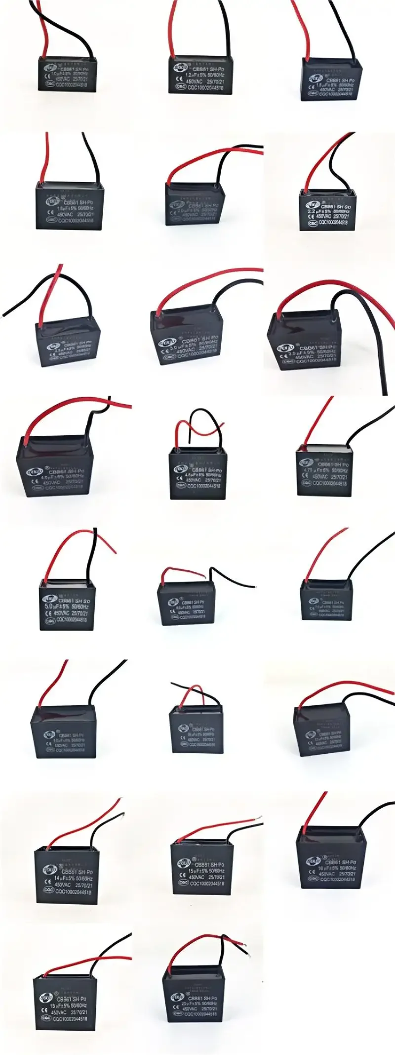 Cbb61capacitor for Air Conditioner, 450v, 2.5uf - detail 16
