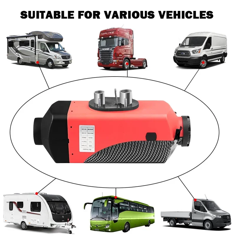 Autonomous Diesel Heater, 12V/24V/220V, 5KW - detail 14