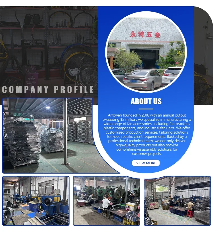 Production Triangular Aluminum Fan, Aluminum Alloy - detail 18