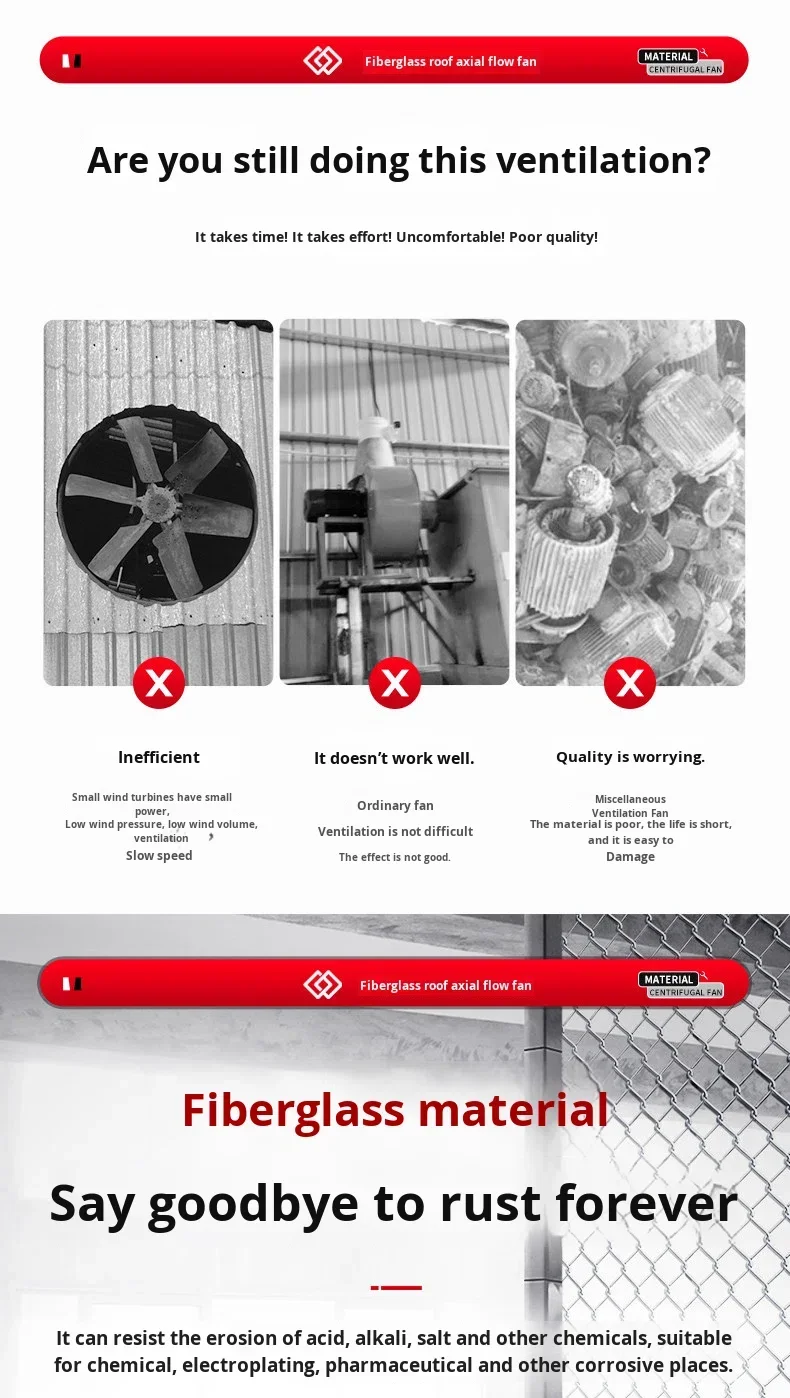 Axial Flow Roof Fan, DWT, Copper, Explosion-Proof, 380V - detail 6
