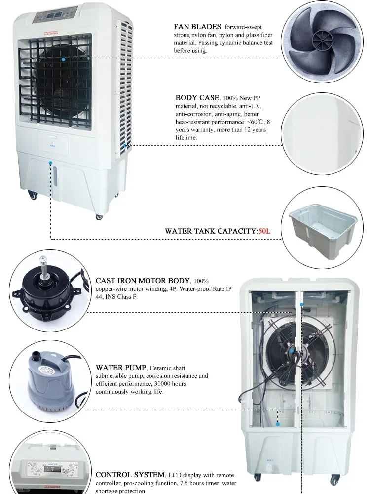 Air Cooler, 110/220V, 6000 - detail 2