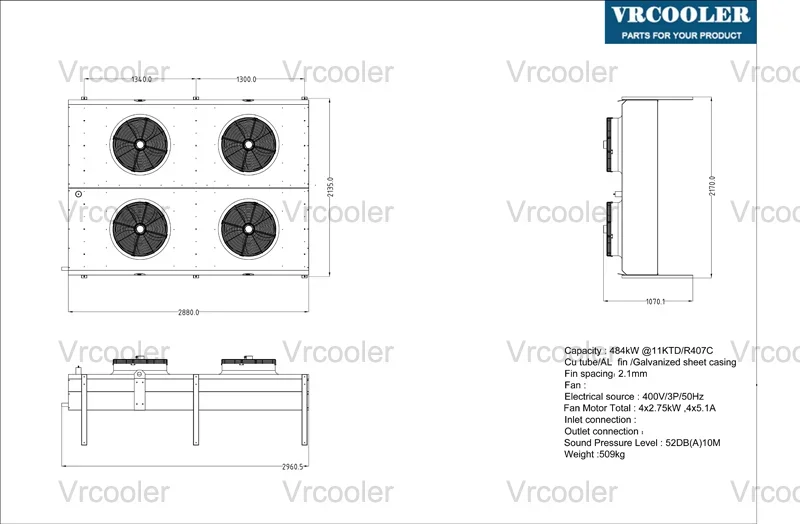 Solution Adiabatic Dry Cooler, VRCOOLER, V-TYPE - detail 4