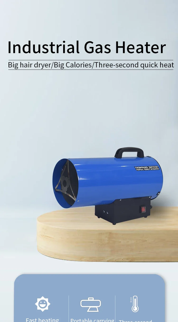Gas Heater, 10kw, Portable, LPG - detail 2