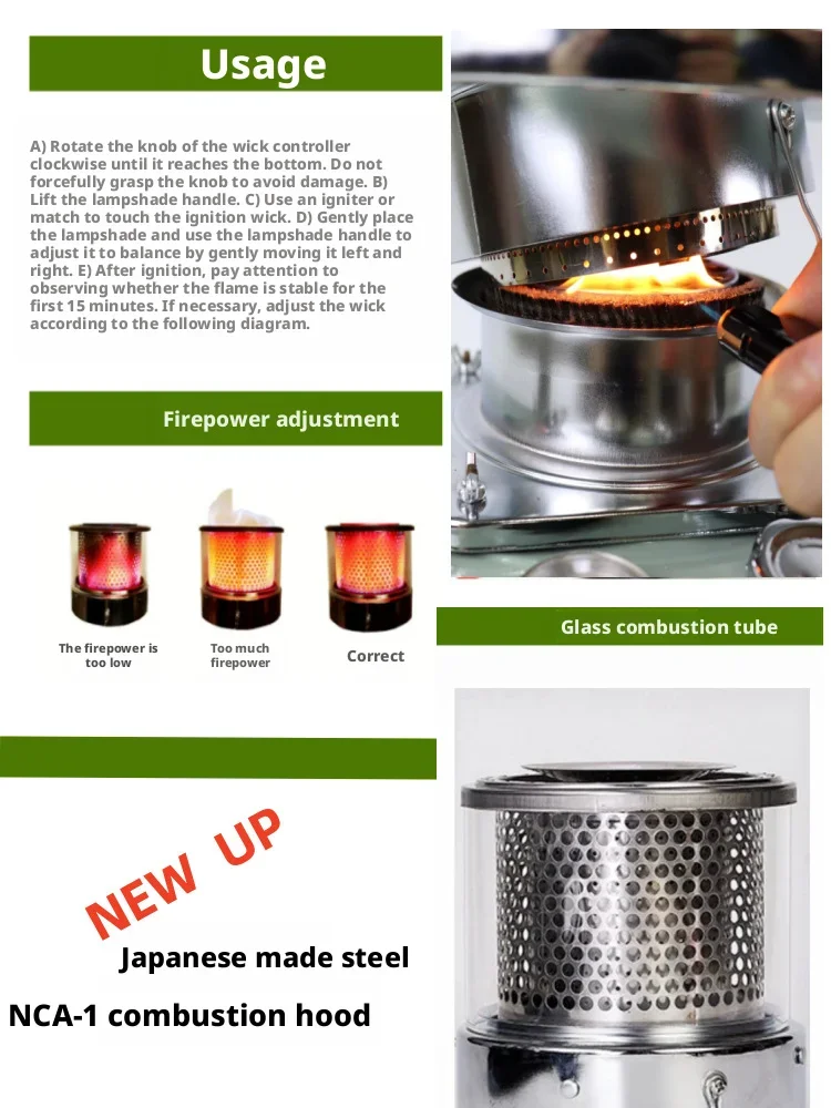 Kerosene Heater, Portable, Stainless, Steel - detail 10