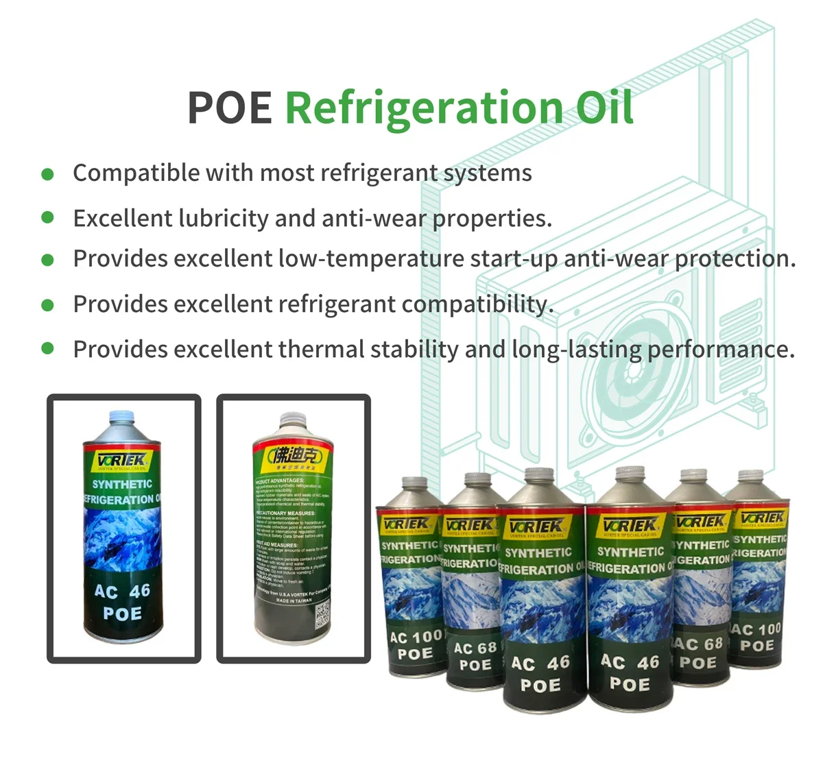 Oil for Automotive Compressor, HVAC, R12, Compressor Oil - detail 4