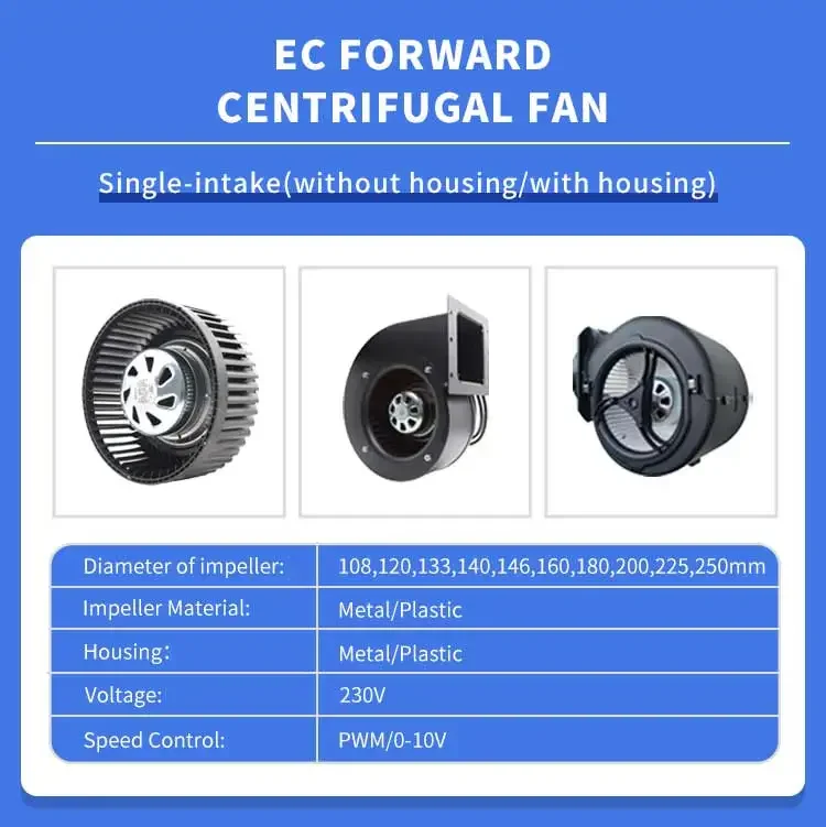 Plug Fan, 133mm, 1000mm, Plastic, 0-10V - detail 22