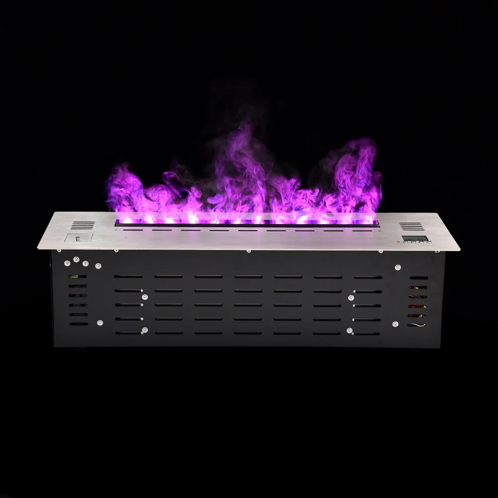 Electric Fireplace, 800-2000mm, 3D, Steel - detail 26
