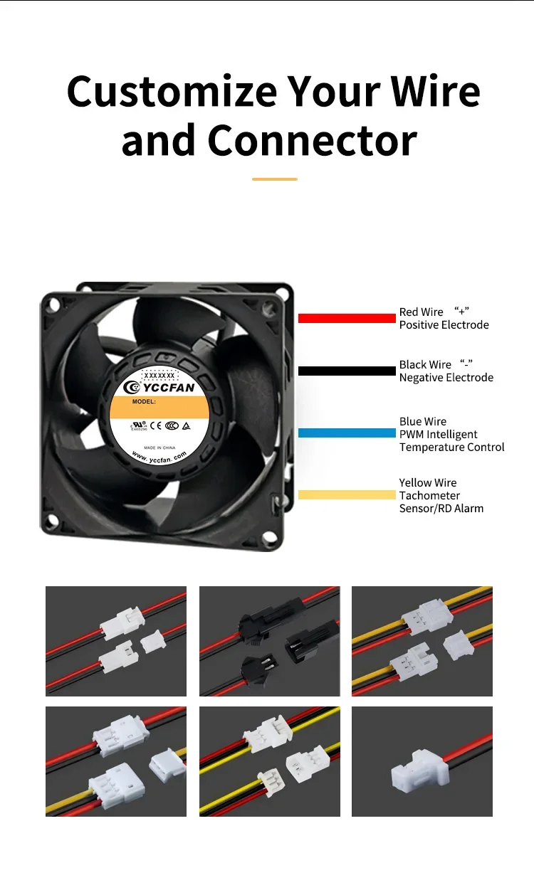 Ball Bearing, YCCFAN, IP55, Waterproof, 1238 - detail 8