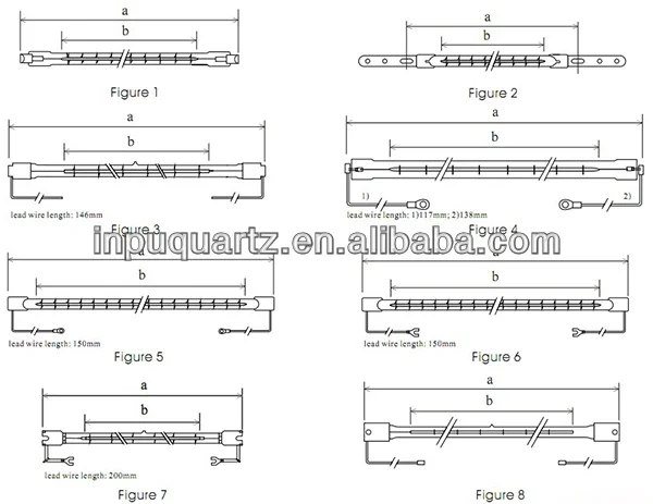 Shortwave Halogen Quartz Heater, 220-240V, Electric - detail 14