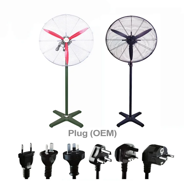 High Speed Stand Fan, 110v, Steel - detail 2