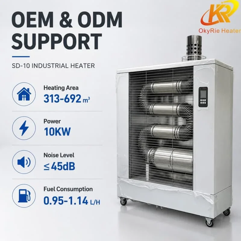 Infrared Diesel Industrial Heater, SD-10, 10KW - detail 20