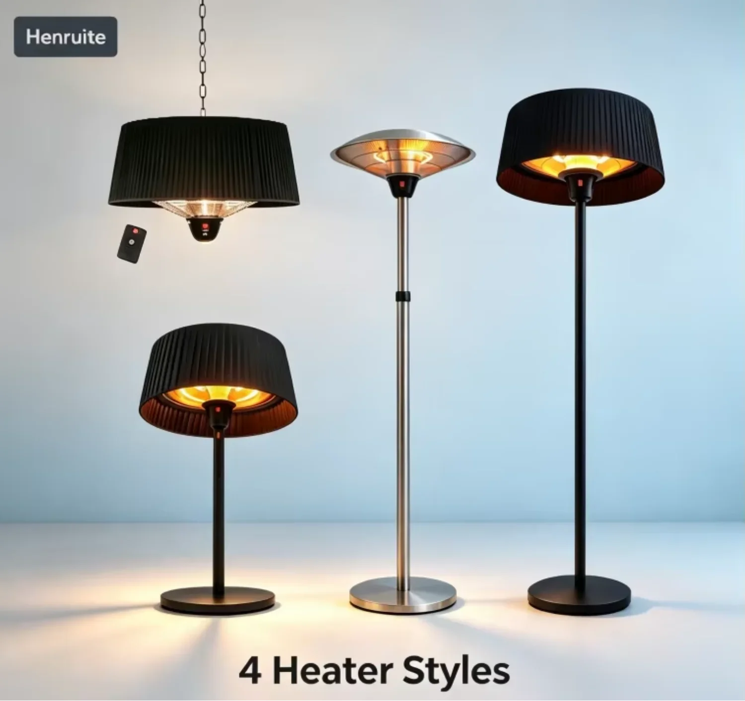 Freestanding Patio Infrared Heater, 1500W, 2100w, Waterproof - detail 18