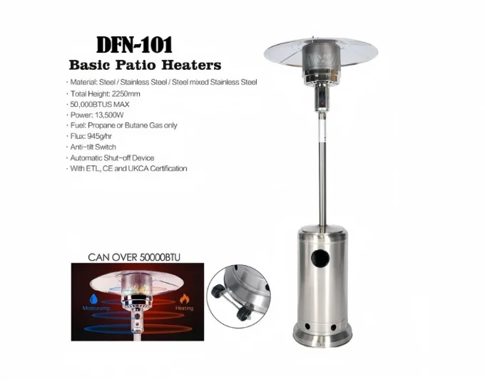 Freestanding Patio Heater, Gas - detail 4