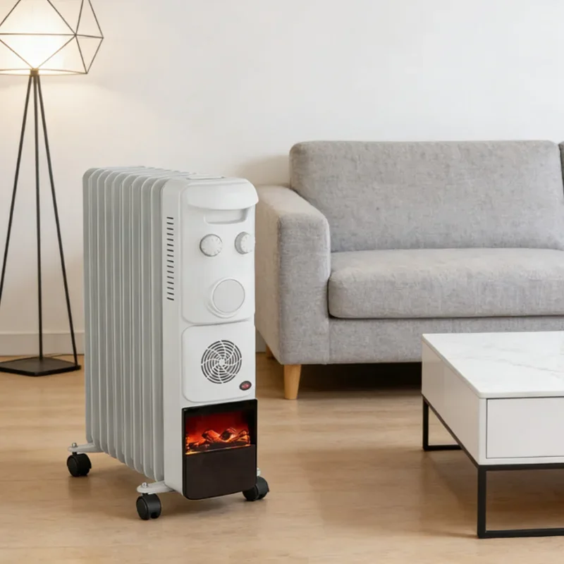Fins Oil Filled Heater, 3D, Portable - detail 4