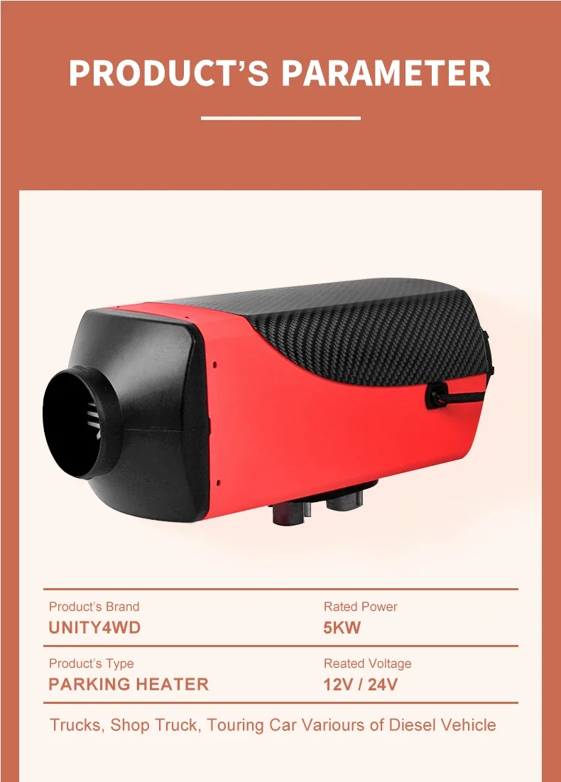 Gas Heater, 12V, 5kw, Portable - detail 22