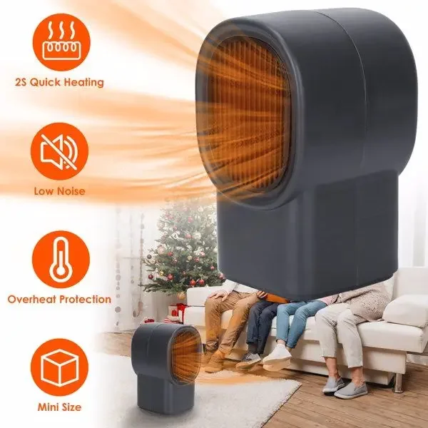 Electric Heater, Portable, 500W - detail 2