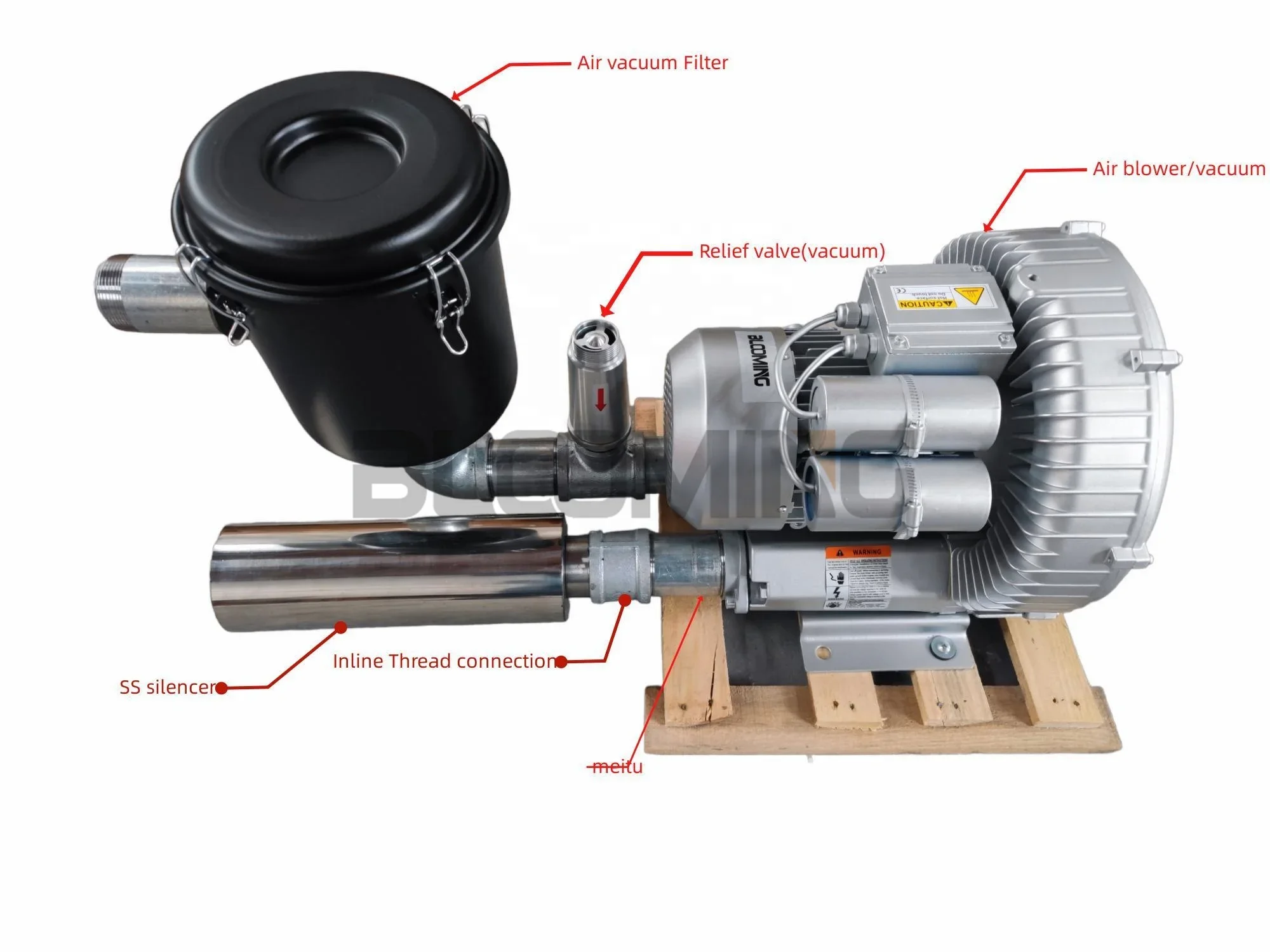 Ring Blower, 2RB710-7AA11, 1phase, 220V, 2.2kw - detail 38