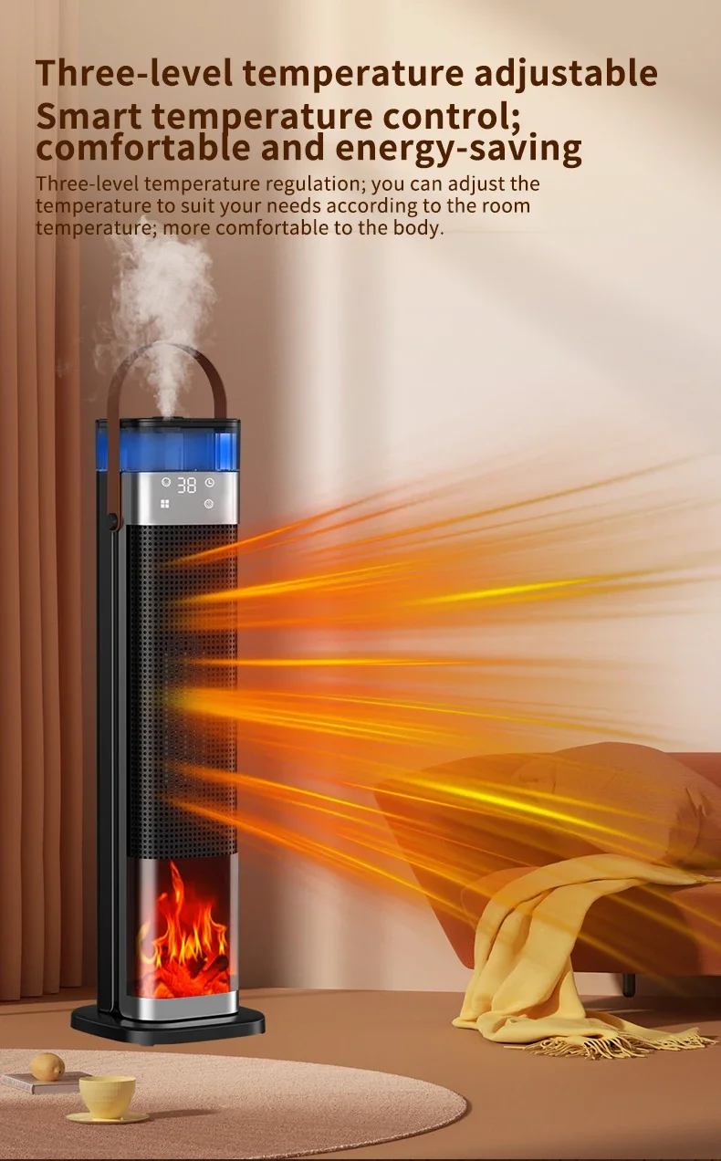 Portable Electric Heater, PTC, Plastic - detail 14