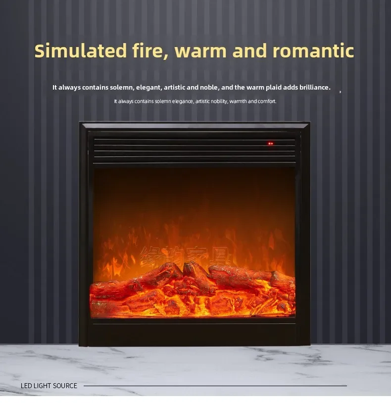 Electric Fireplace, 30-inch, 750, Metal - detail 12