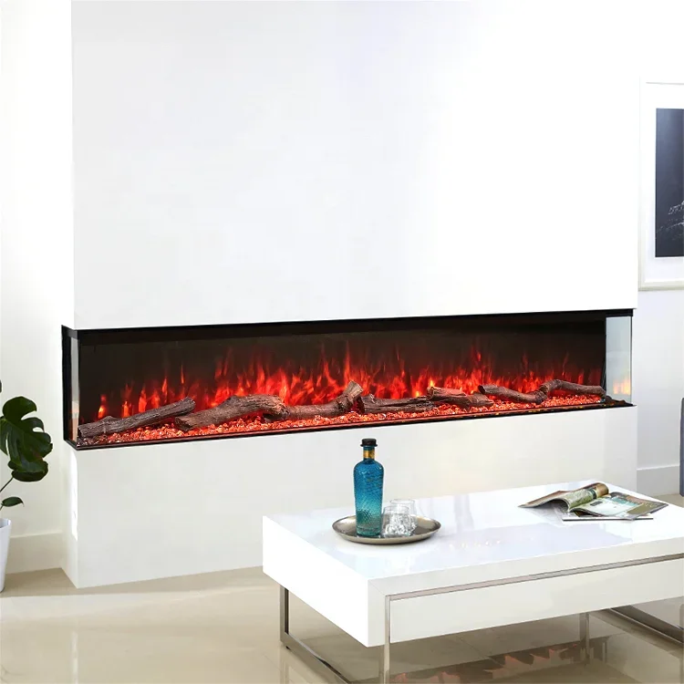 Electric Fireplace, 3D, Wall, 1-9H - detail 4
