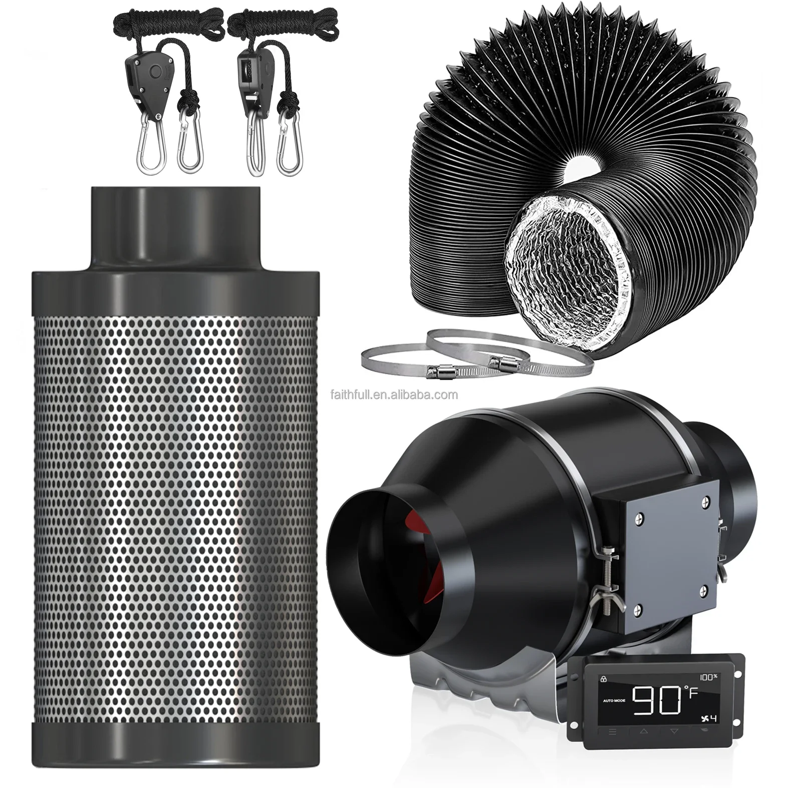 Inlin Duct Fan, 553CFM, 70W - detail 6
