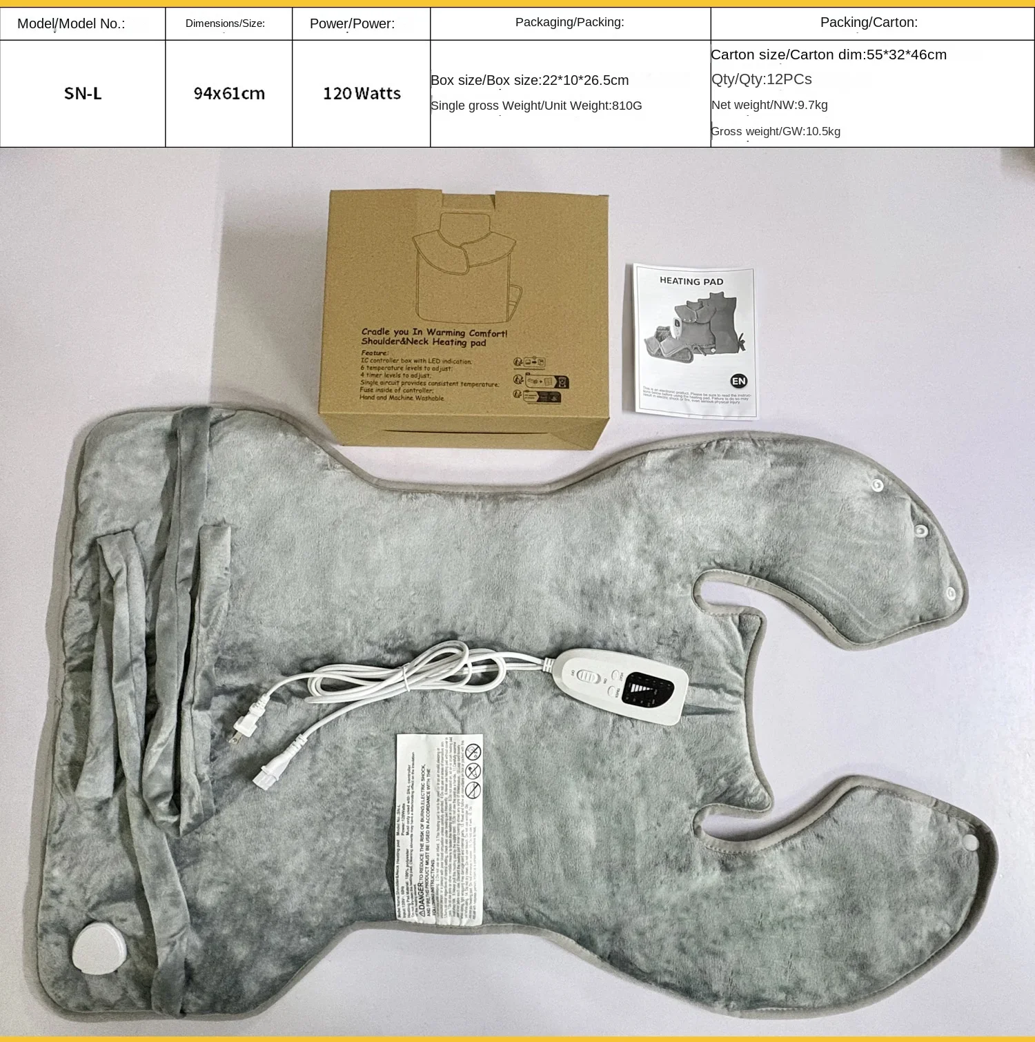Multi-stage Body Warming Blanket, PTC, 120 - detail 24