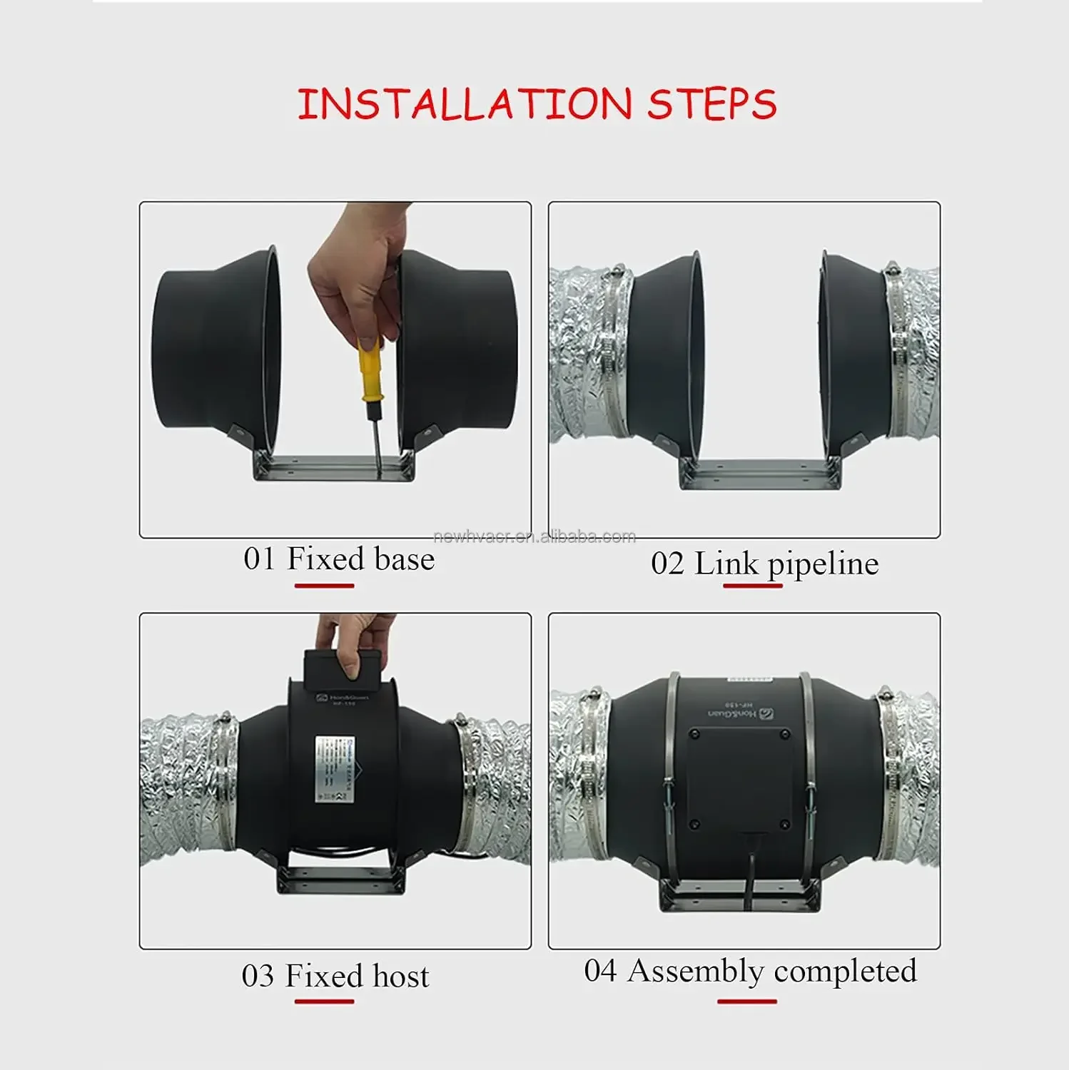 Inline Duct Fan, Plastic, HF - detail 16