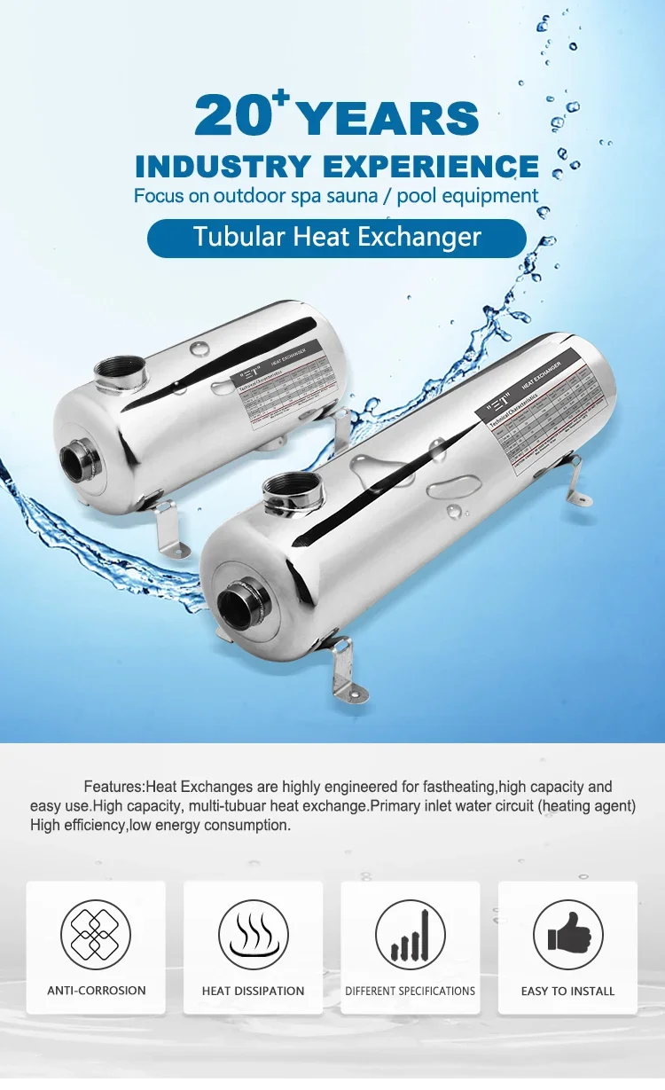 Water Heat Exchanger, Stainless, Steel, 304, Portable - detail 4