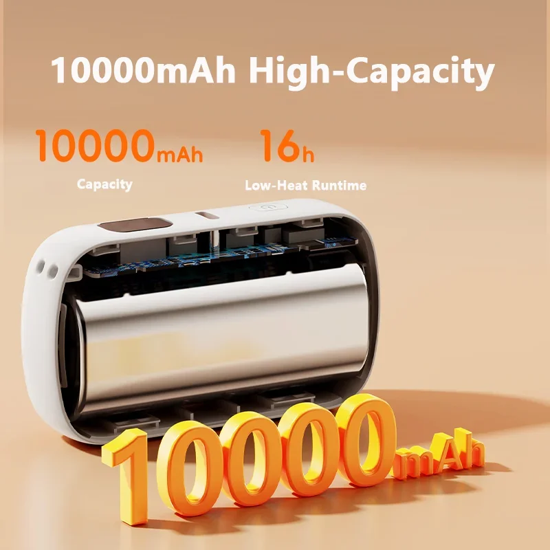 Hand Warmer, 2-in-1, 10000mAh, Portable, 45-55°C - detail 16