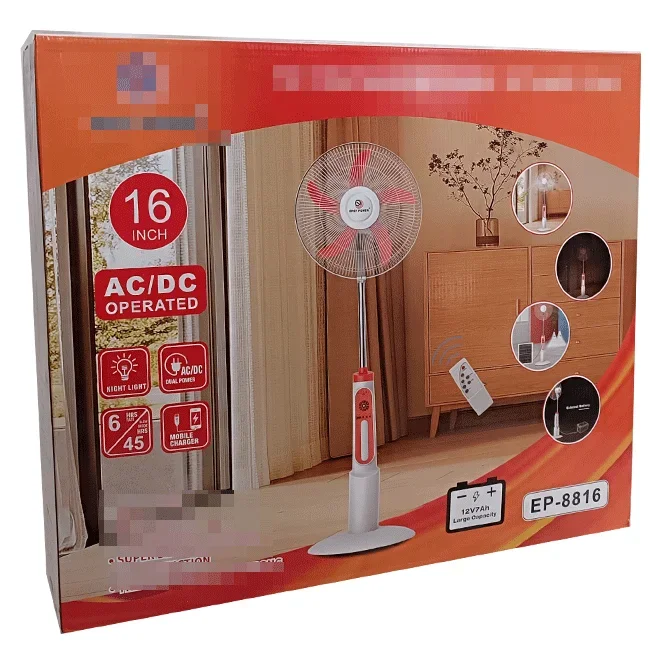 Electric Industrial Floor Fan, HSS, Customizable, Metal - detail 34