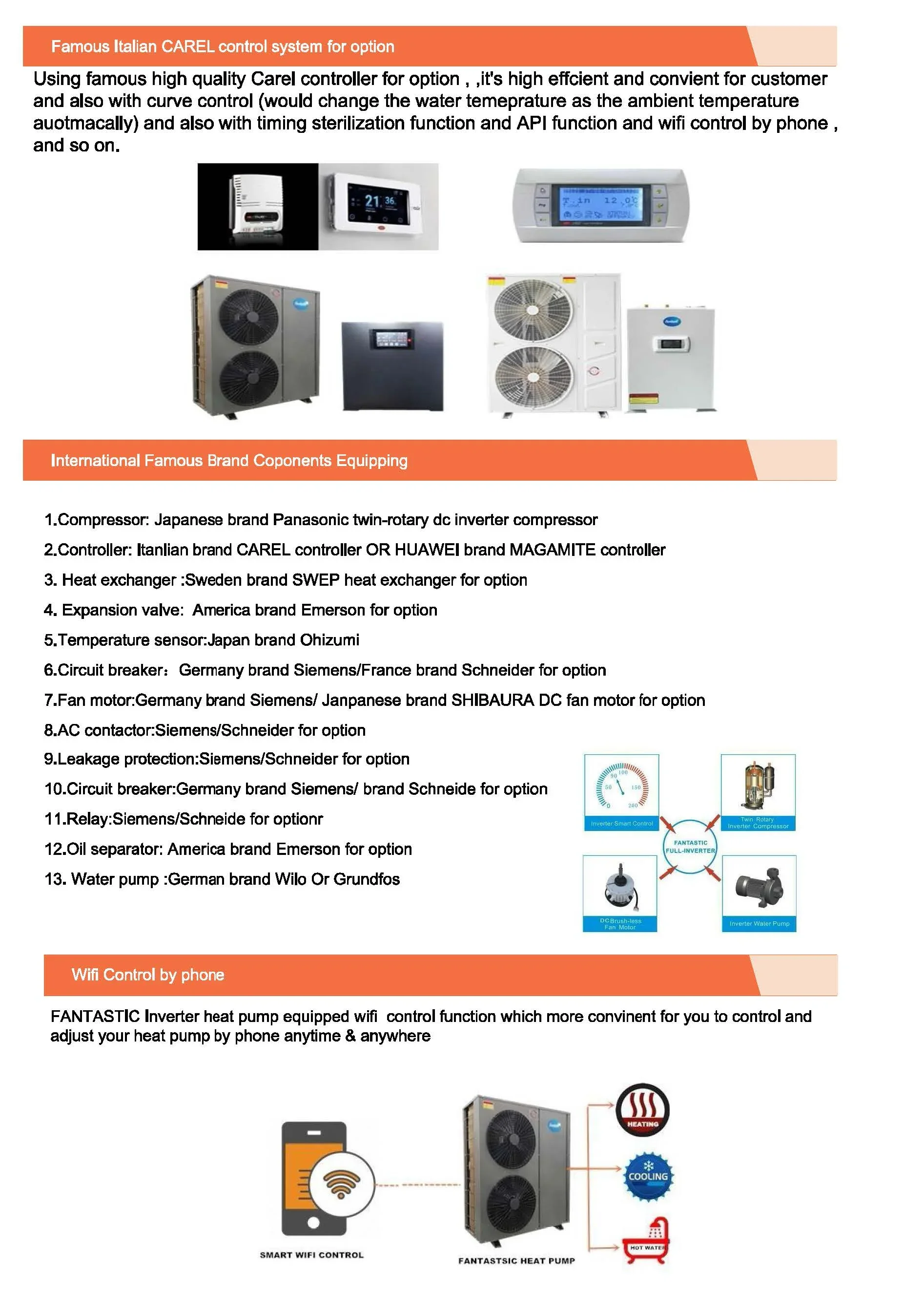 Inverter Heat Pump, TUV, 18kw, R32 - detail 6