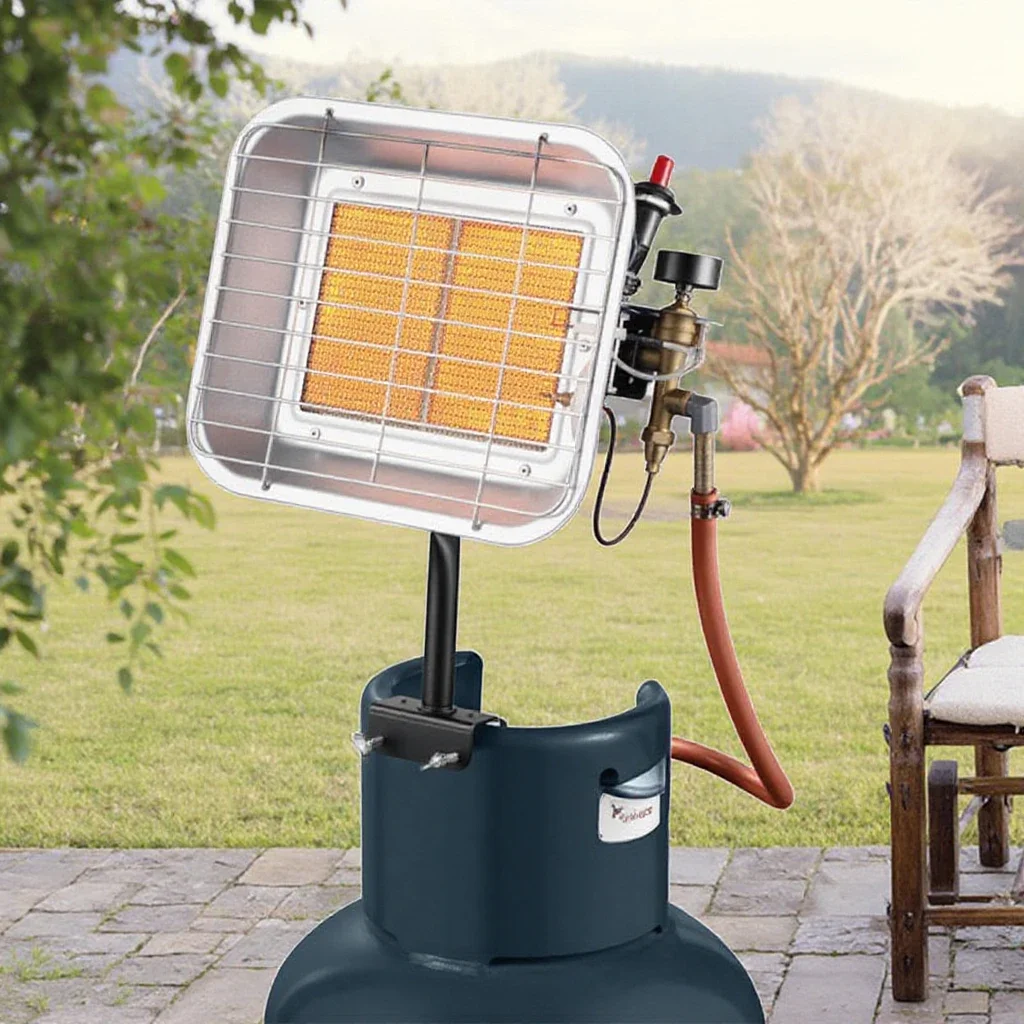 Patio Heater, Portable, Steel - detail 2