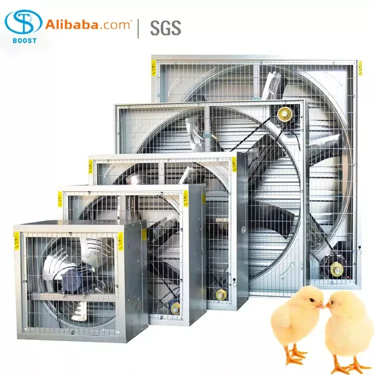 Greenhouse Push Pull Fan, Electric, Stainless Steel - detail 6