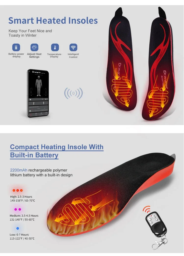 Foot Hand Warmers, USB, Insoles - detail 12