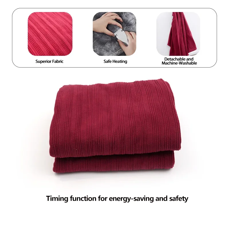 Heated Blanket, 62*84", Portable, 10H - detail 12