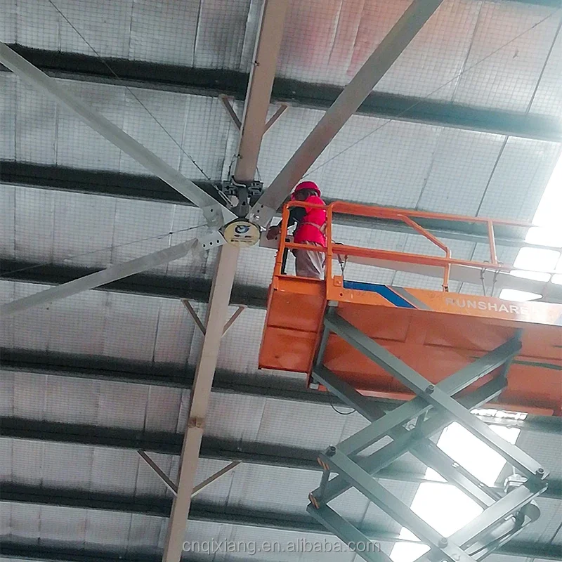 Blades Industrial Hvs Fan, 10ft, 3m, Aluminum, HVLS - detail 14