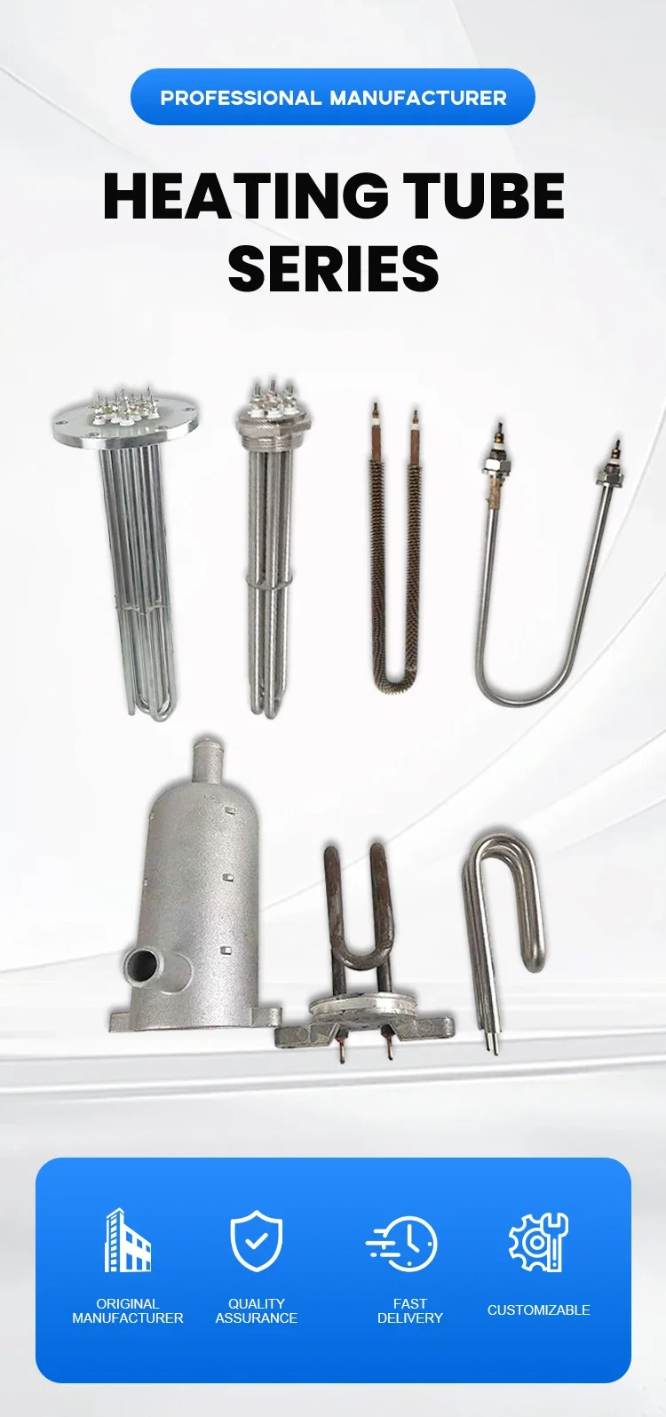 Proof Eco-friendly Immersion Heater, 220V, 380V, Stainless - detail 2