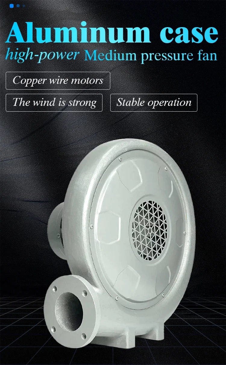 Centrifugal Blower, Aluminum, 220 V, Electric - detail 6