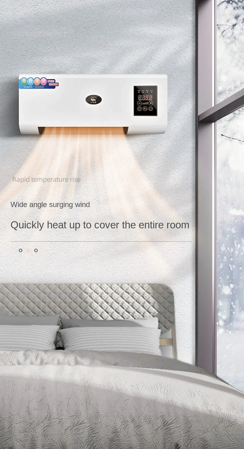 Wall-mounted Electric Heater, Plastic, 2000 W - detail 12