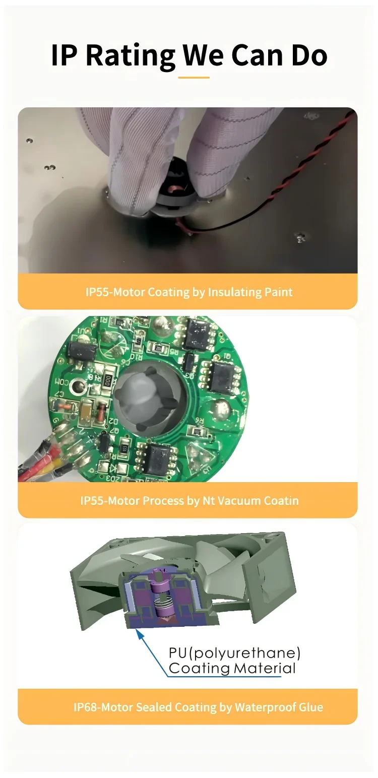 Ball Bearing, YCCFAN, IP55, Waterproof, 1238 - detail 10