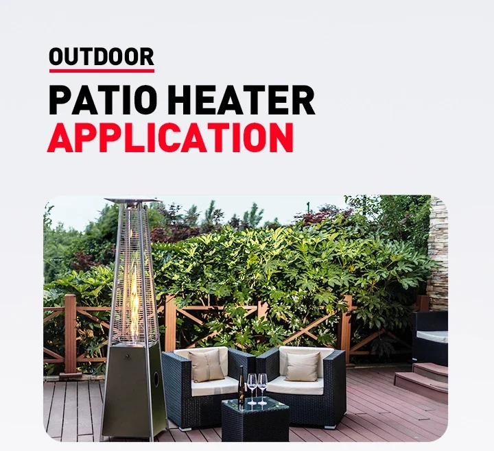 Patio Heater, Portable, 5000-13000W, Steel - detail 14