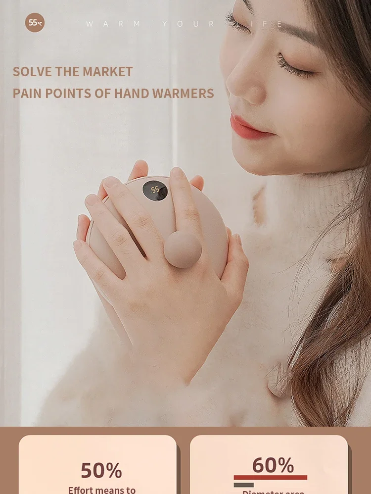 Hand Warmer, 10000mAh, Portable, USB - detail 14