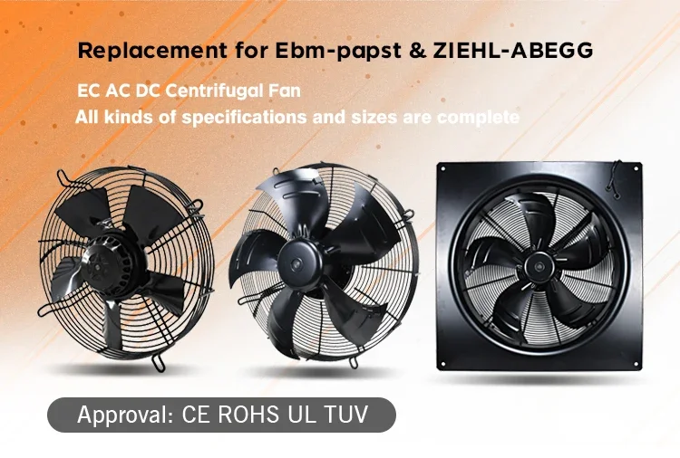 5-Blade External Rotor Axial Fan Impeller, 110-400V, Explosion Proof - detail 2