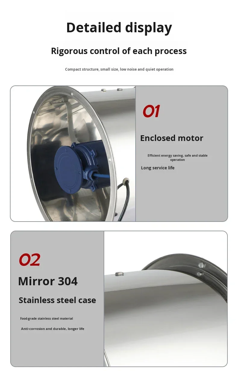 Axial Flow Fan, 304, Stainless, Steel, 380v - detail 30