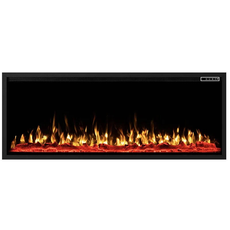 Slim Electric Insert Fireplace, 36"/42"/50"/60"/72", Wall - detail 20
