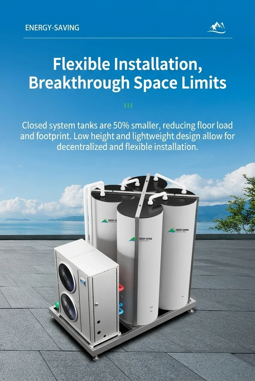 Air Source Heat Pump, 5HP, EVI, 10°C - detail 20